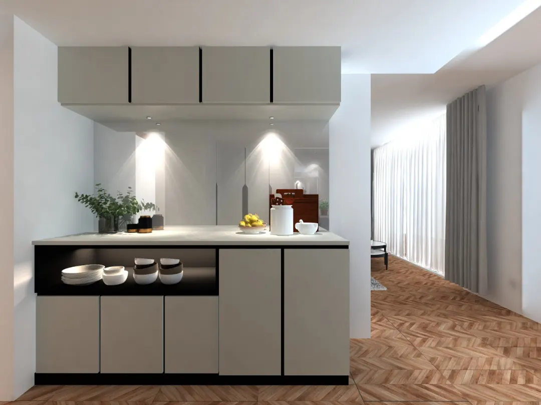 Zaques Hotel Room 1 3D Drawing